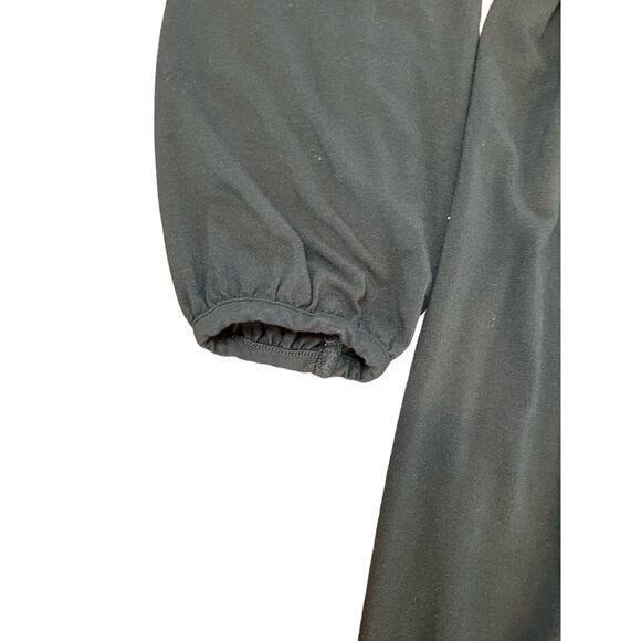 EUC J.‎ Crew Deep Jade Hunter Green Longsleeve Knee Length Scoop Neck Dress - Picture 3 of 11